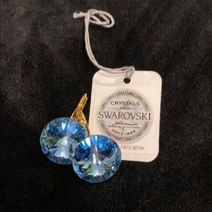 Earrings with Swarovski crystals